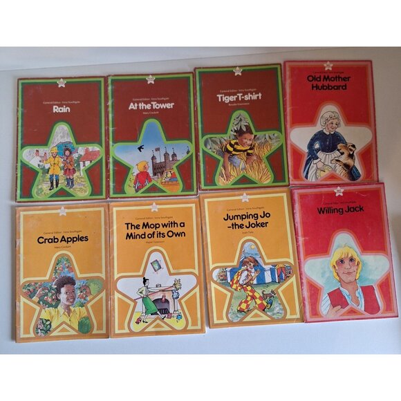 19 Star Modern Curriculum Press Learn To Read Book Lot Green Gold Lilac Vintage - Picture 4 of 9